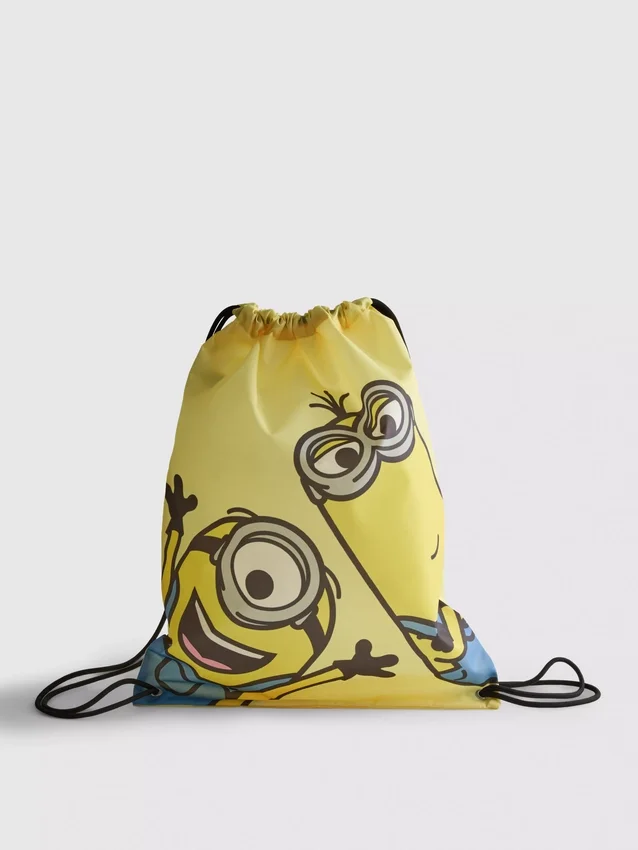 Mochila com cordão dos Minions do «Meu Malvado Favorito»