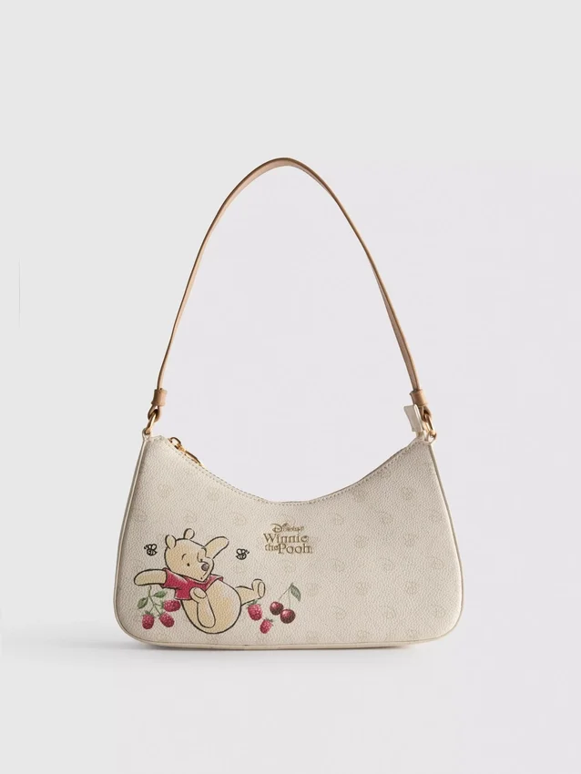 Mochila de ombro com a personagem Winnie the Pooh da Disney