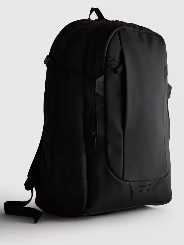 Mochila de transporte com fecho de correr