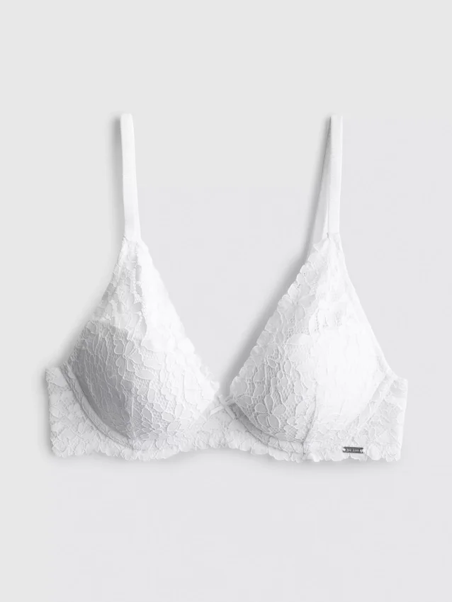 O sutiã de renda floral com vértice alto da coleção «The Edit»