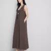 O vestido maxi trapézio da coleção «The Edit»