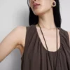 O vestido maxi trapézio da coleção «The Edit»