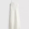 O vestido midi bordado da The Edit