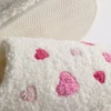 Pantufas de velo com coração