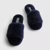 Pantufas fofas con fajas cruzadas