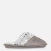 Pantufas tipo mule felpudas