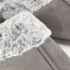Pantufas tipo mule felpudas