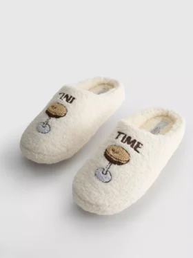 Pantufas tipo mule Martini Borg