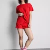 Pijama com t-shirt e calções