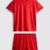 Pijama com t-shirt e calções