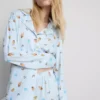 Pijamas boyfriend com padrão gráfico da «Idade do Gelo»