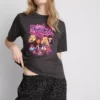 Pijamas Bratz de algodão com padrão de leopardo