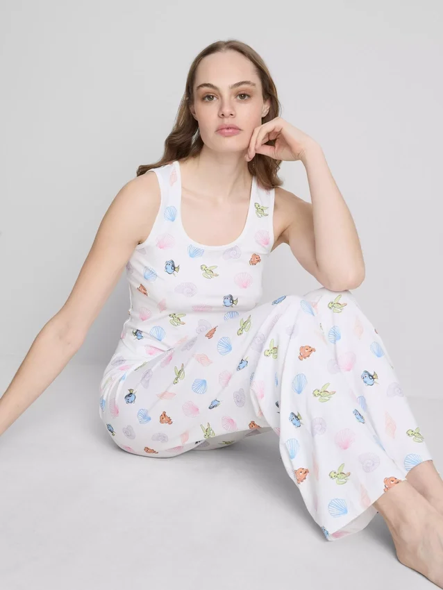 Pijamas com camisola gráfica e calções em tecido rico em algodão da Disney·Pixar «À Procura de Nemo»