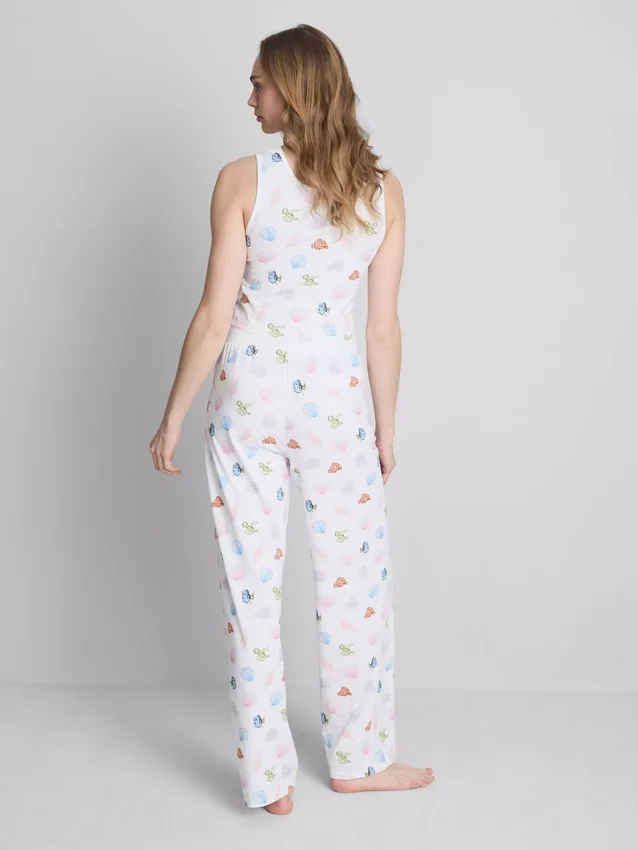 Pijamas com camisola gráfica e calções em tecido rico em algodão da Disney·Pixar «À Procura de Nemo»