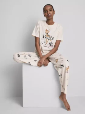 Pijamas com estampado da Disney em mistura de algodão