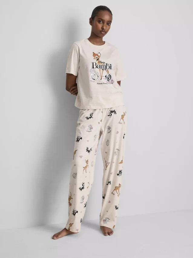 Pijamas com estampado da Disney em mistura de algodão