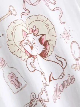 Pijamas com estampado da Marie, da Disney, da série «Os Aristogatos»