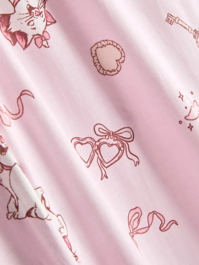 Pijamas com estampado da Marie, da Disney, da série «Os Aristogatos»