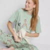 Pijamas com estampado do Bambi da Disney