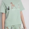 Pijamas com estampado do Bambi da Disney