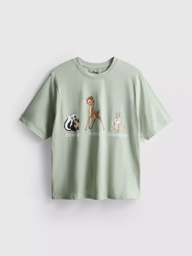 Pijamas com estampado do Bambi da Disney