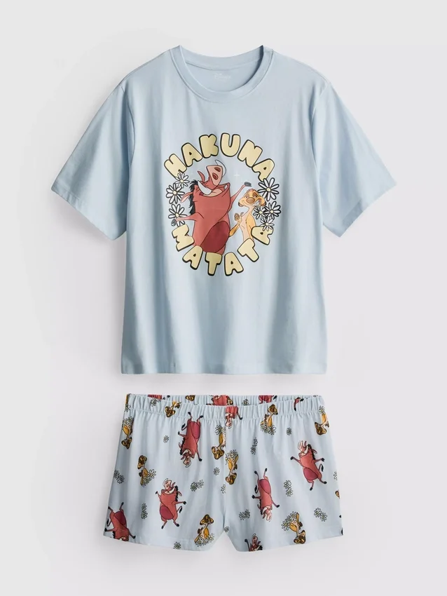 Pijamas com estampado «Hakuna Matata» do Rei Leão da Disney