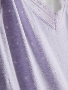 Pijamas curto com camisola sem costuras
