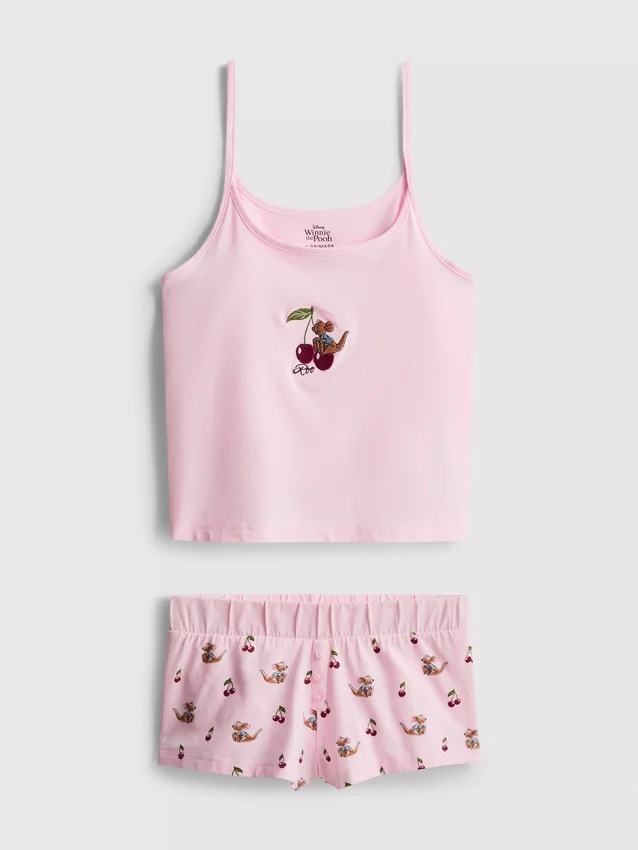 Pijamas curto com camisola sem mangas e calções da Disney «Winnie the Pooh Roo»