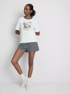 Pijamas curto com estampado do Mickey Mouse da Disney