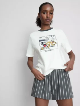 Pijamas curto com estampado do Mickey Mouse da Disney