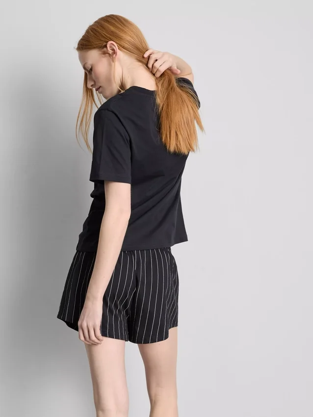 Pijamas curto com o slogan «O Diabo Veste Prada»
