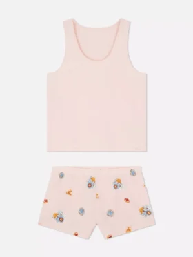 Pijamas curto de algodão