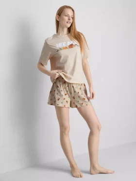 Pijamas curto de algodão com estampado da Disney «A Idade do Gelo»