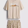 Pijamas curto de algodão com estampado da Disney «A Idade do Gelo»