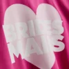 Pijamas curto de algodão com estampado gráfico para damas de honra