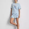 Pijamas curto de algodão com motivo do Stitch da Disney