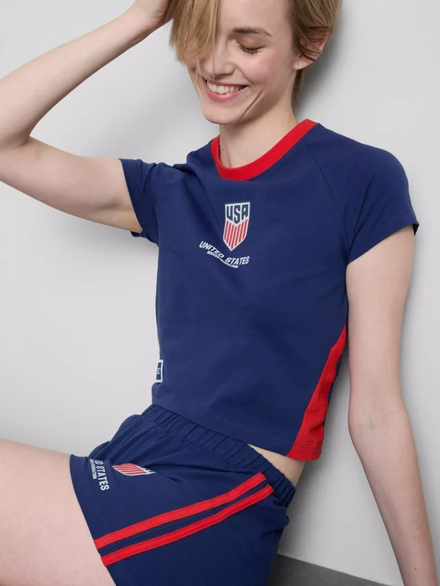 Pijamas curto de futebol americano dos EUA