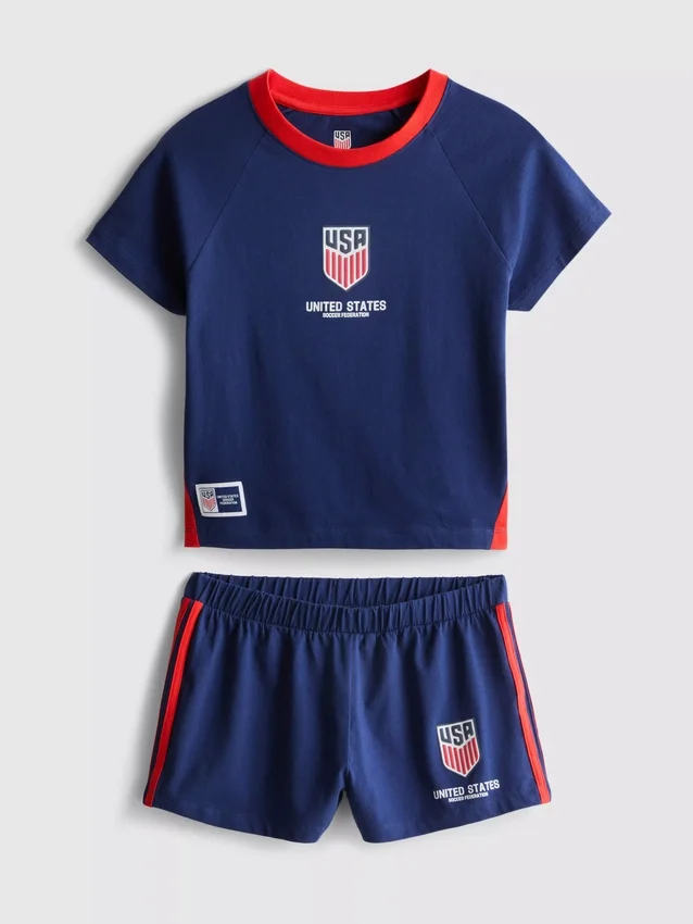 Pijamas curto de futebol americano dos EUA