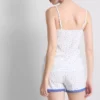 Pijamas curto elástico com alta percentagem de algodão