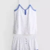Pijamas curto elástico com alta percentagem de algodão