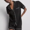 Pijamas curto estilo boyfriend