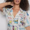 Pijamas curto estilo «boyfriend»