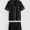 Pijamas curto estilo boyfriend