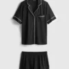 Pijamas curto estilo «boyfriend»