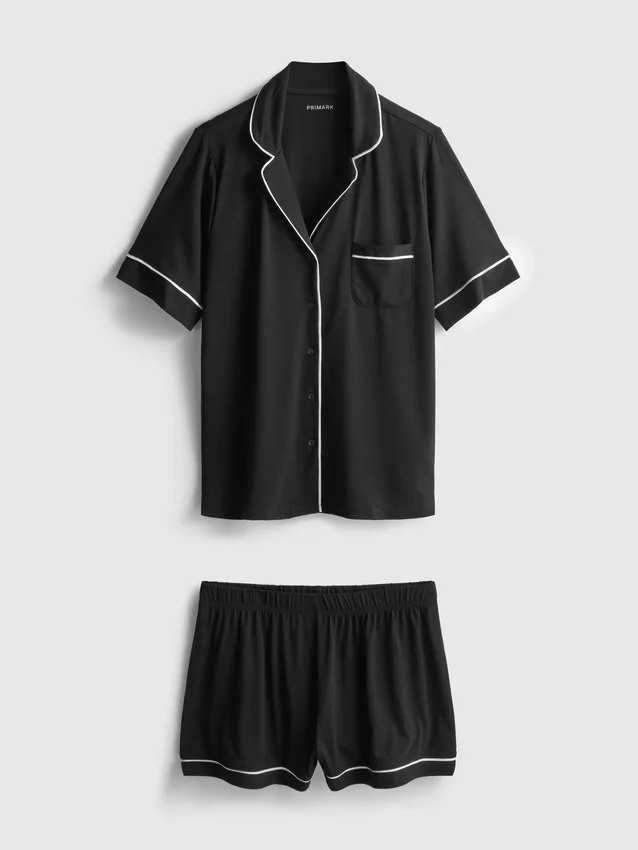 Pijamas curto estilo «boyfriend»