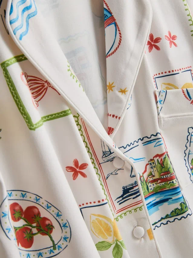 Pijamas curto estilo «boyfriend»