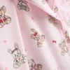 Pijamas curto estilo «boyfriend» com estampa de ursinhos