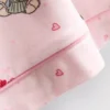 Pijamas curto estilo «boyfriend» com estampa de ursinhos
