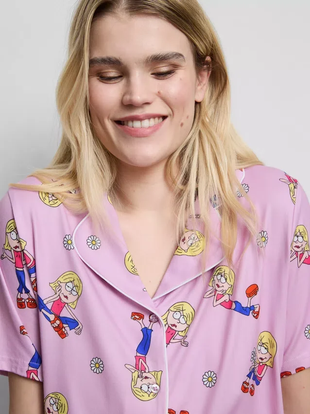 Pijamas curto estilo «boyfriend» da Lizzie McGuire da Disney