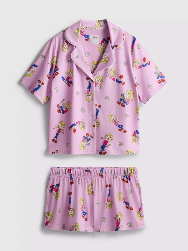 Pijamas curto estilo «boyfriend» da Lizzie McGuire da Disney
